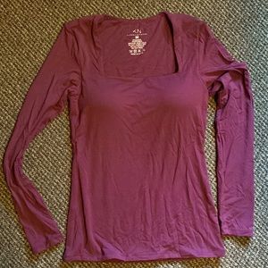 Klassy Network Plum Full Length Top